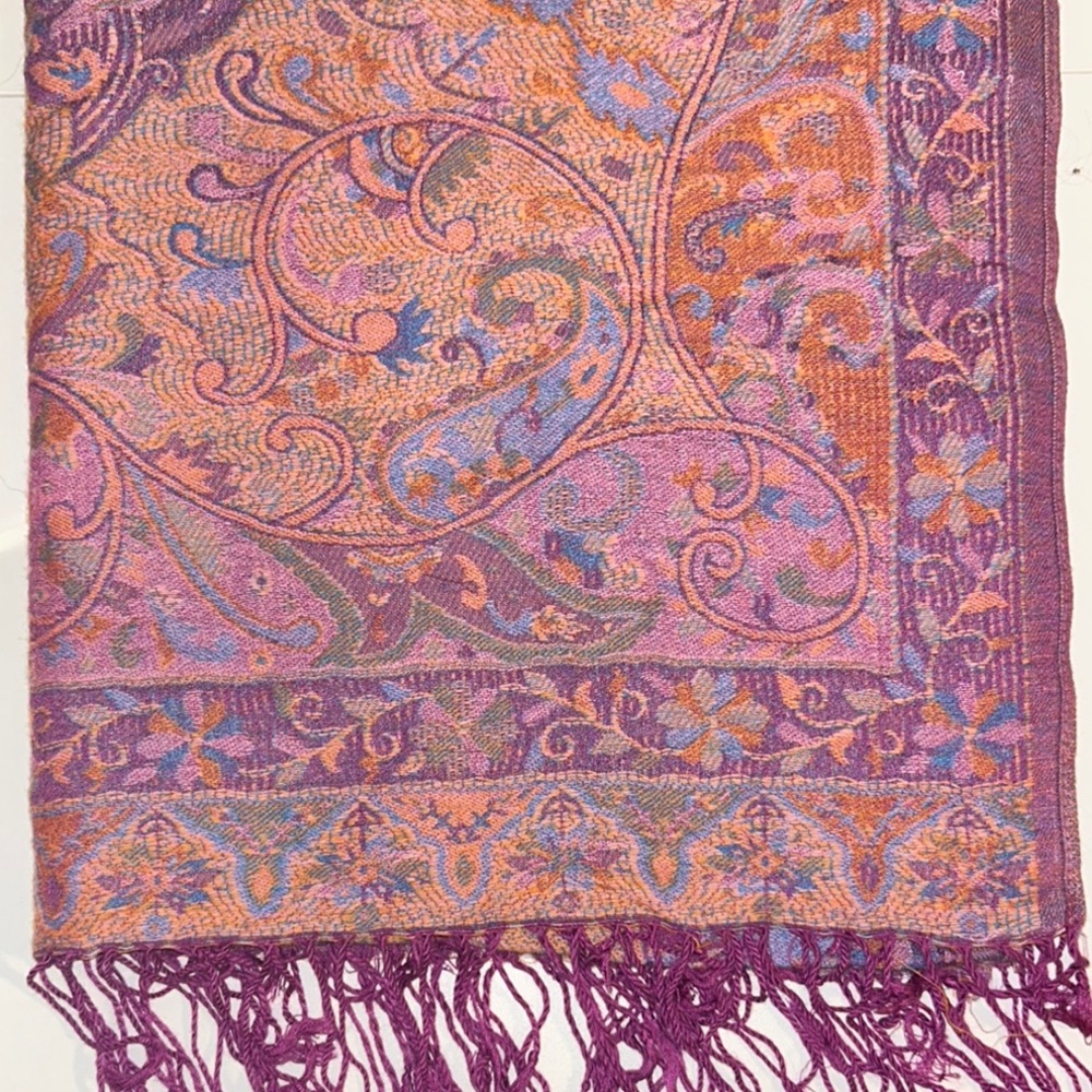 VINTAGE 100% PASHMINA SCARF
